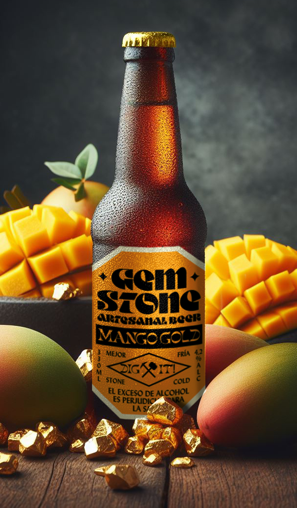 Cerveza artesanal Mango gold